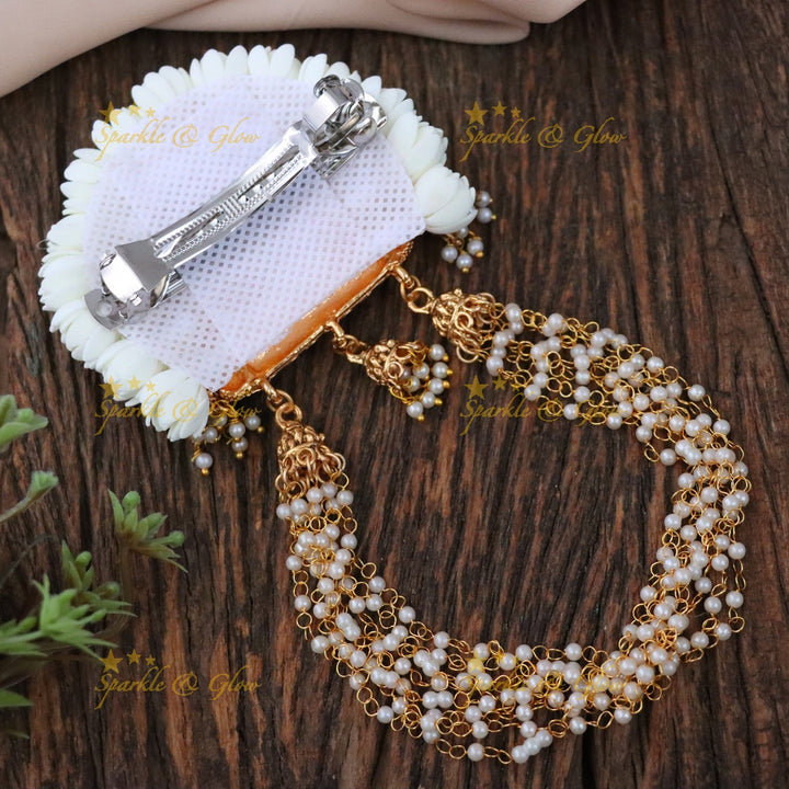Exquisite Gold Elephant Hair Clip for Festive Elegance