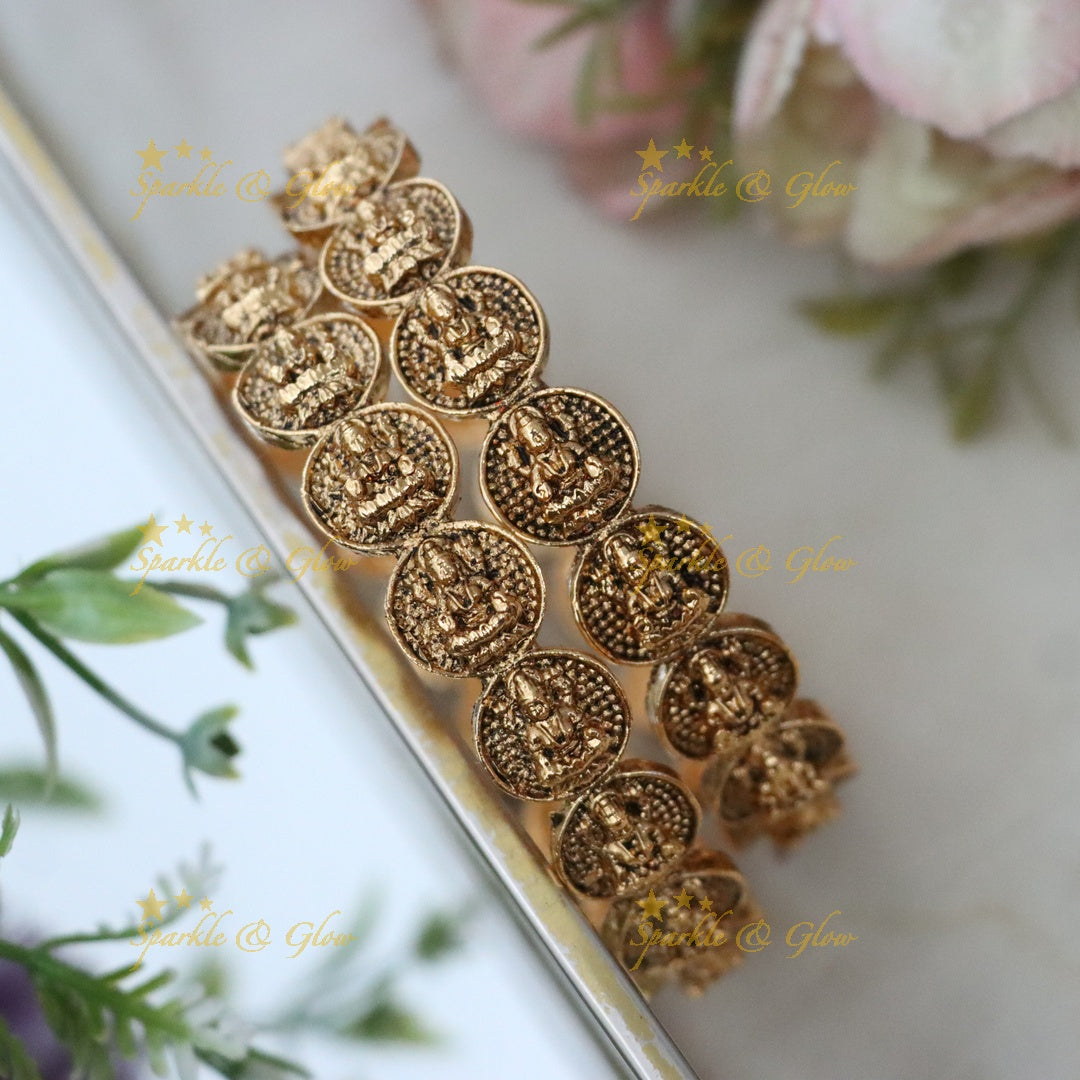 Temple  Bangle in Exquisite Festive Style