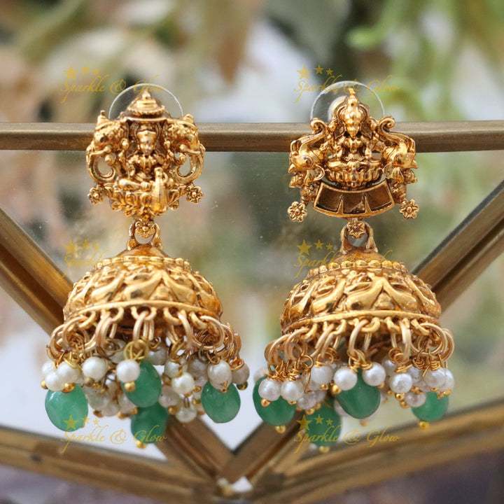Exquisite Indian Temple Bridal Necklace Set - New Arrival