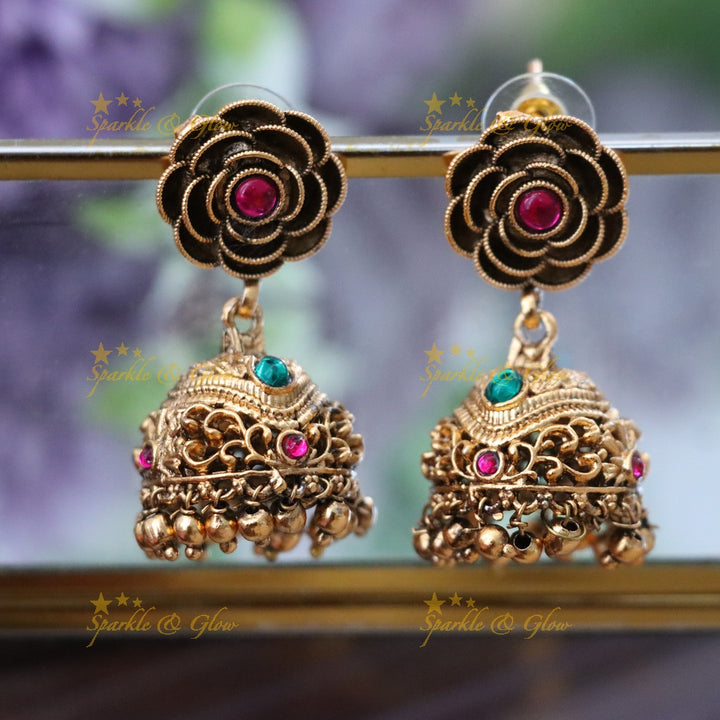 Elegant Gold Long Necklace Set for Weddings & Festivals