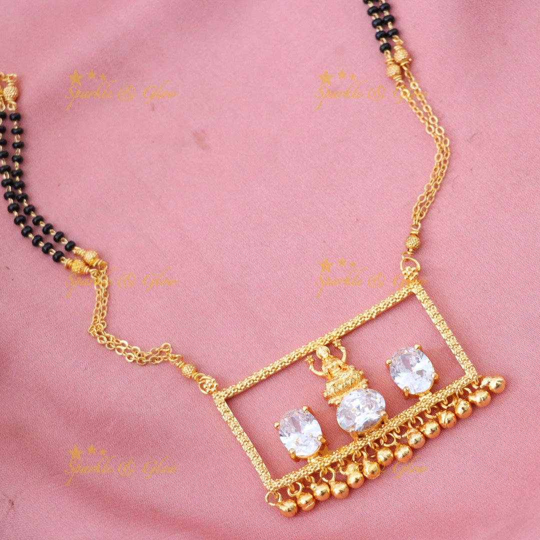 Exquisite Gold Mangalsutra - Temple Collection Necklace