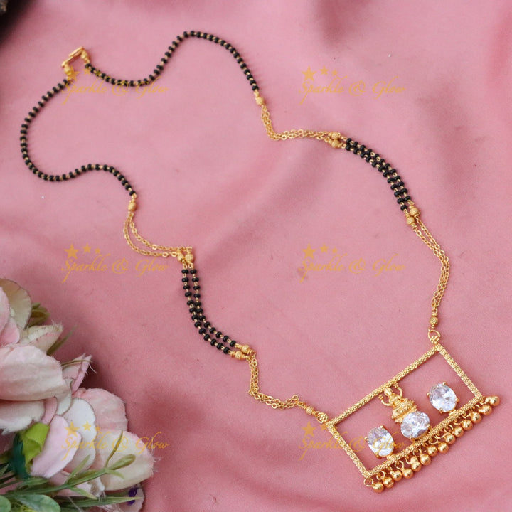Exquisite Gold Mangalsutra - Temple Collection Necklace