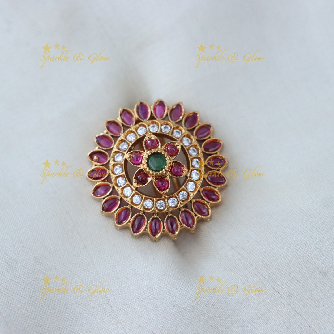 Elegant Festive Floral Hair Pin for Weddings