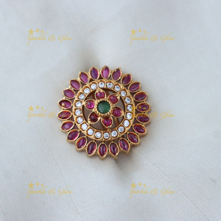 Elegant Festive Floral Hair Pin for Weddings