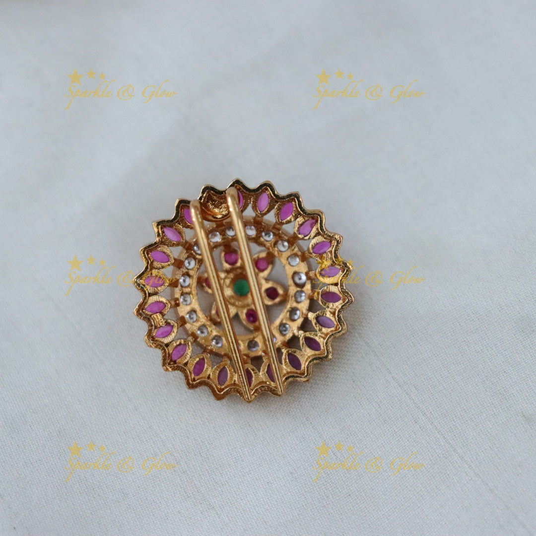 Elegant Festive Floral Hair Pin for Weddings
