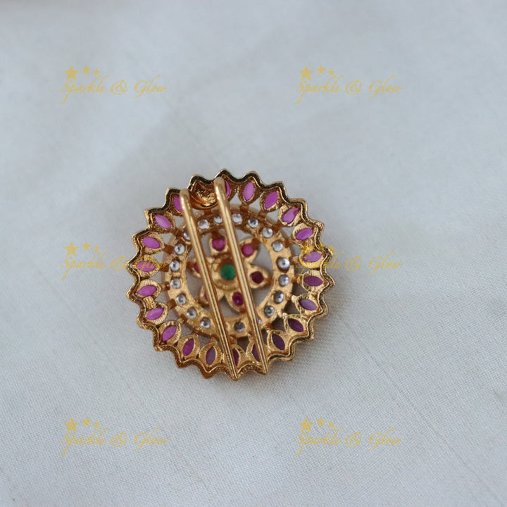 Elegant Festive Floral Hair Pin for Weddings