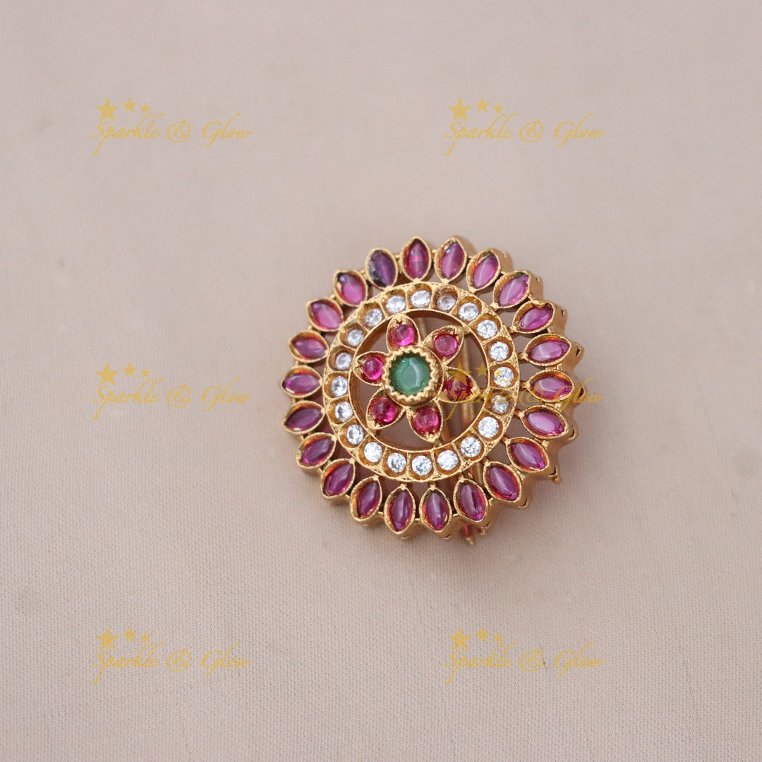 Elegant Festive Floral Hair Pin for Weddings