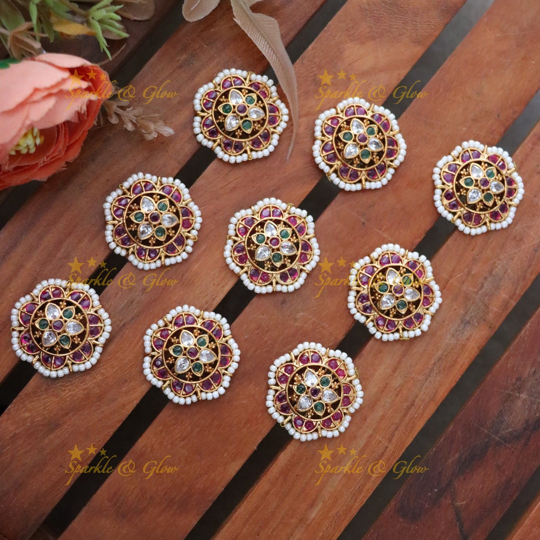 Exquisite Festive Floral Hair Pins for Weddings & Celebrations
