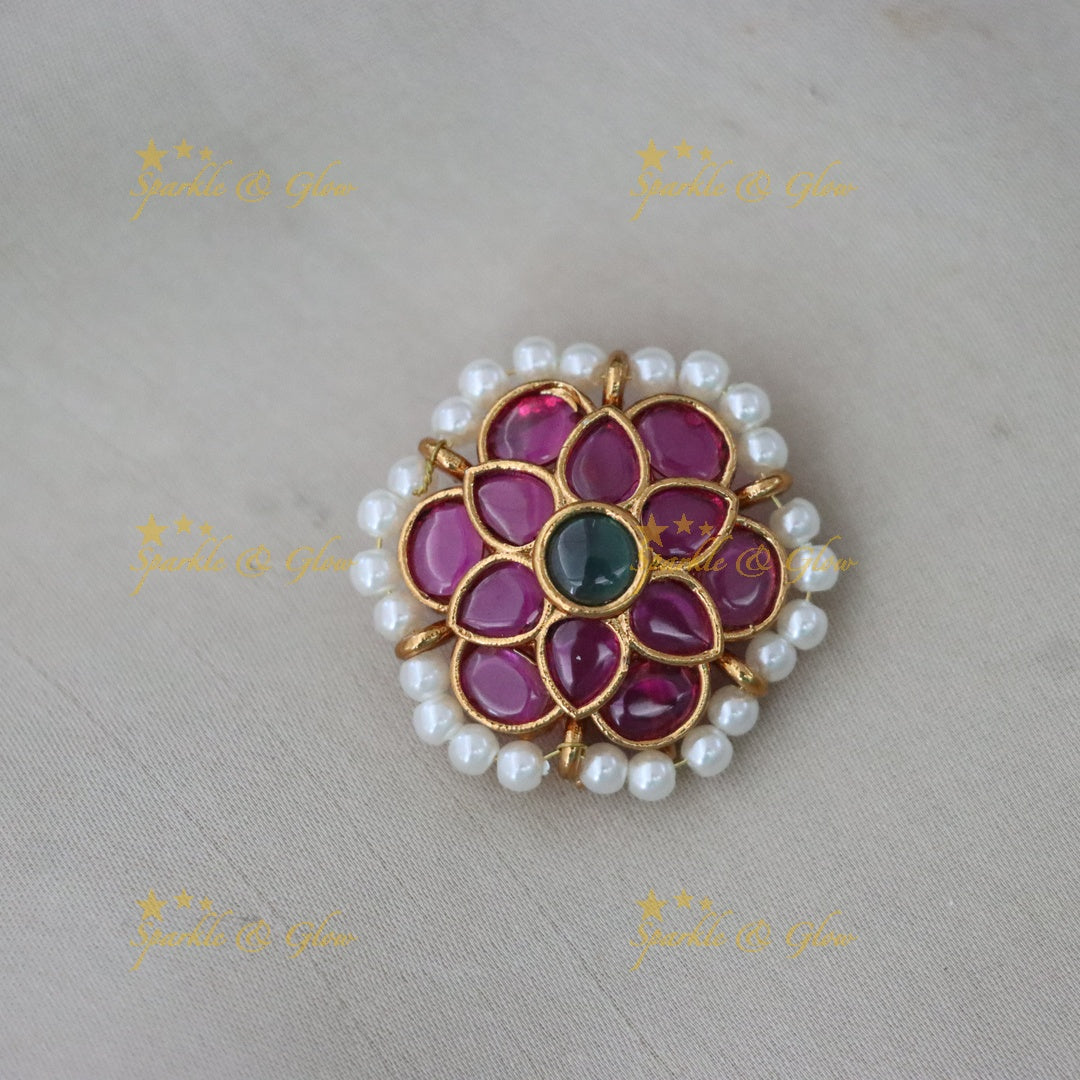 Exquisite Floral Hair Pin for Festive Occasions