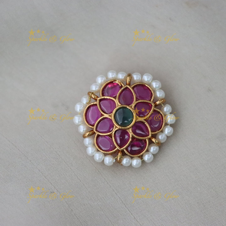 Exquisite Floral Hair Pin for Festive Occasions