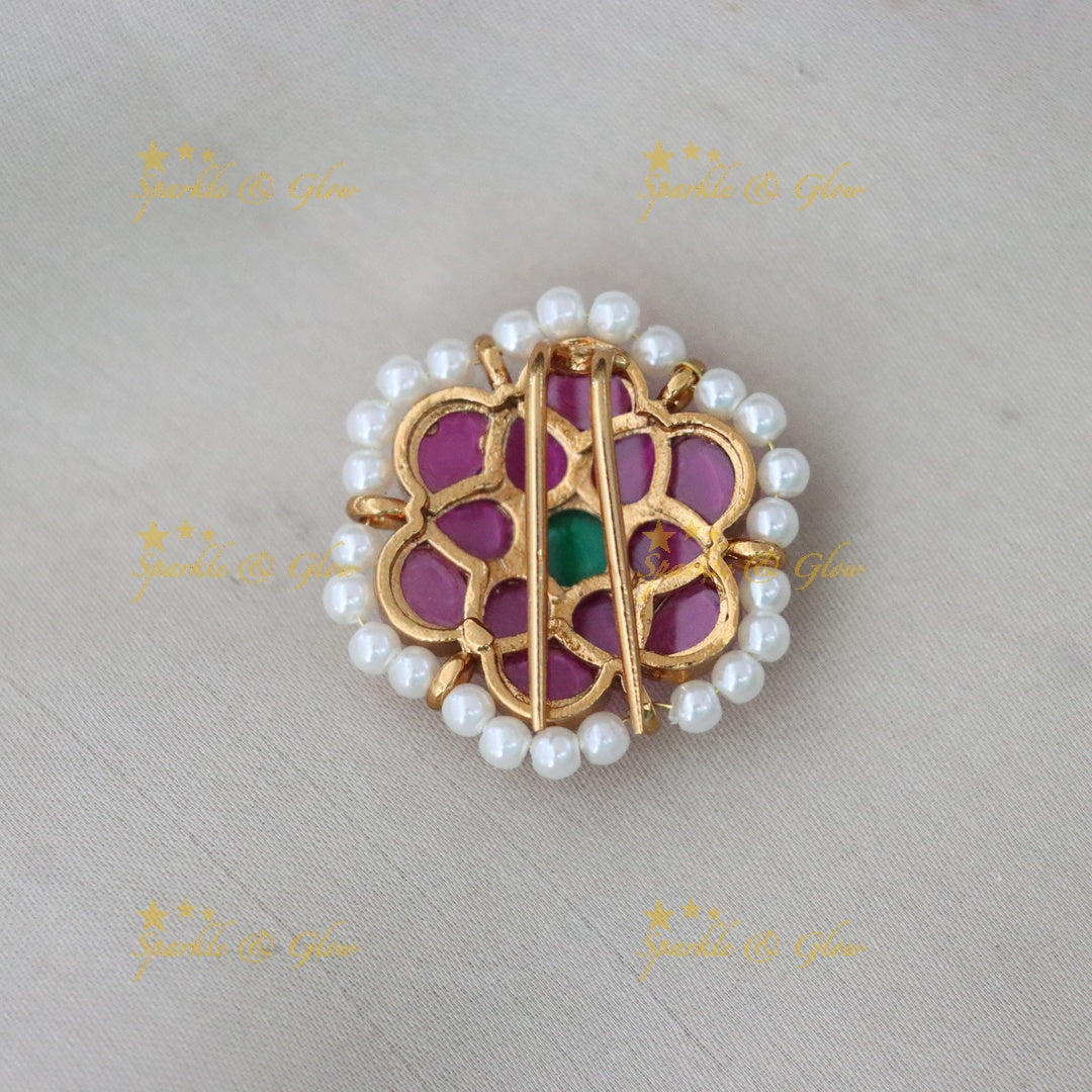 Exquisite Floral Hair Pin for Festive Occasions