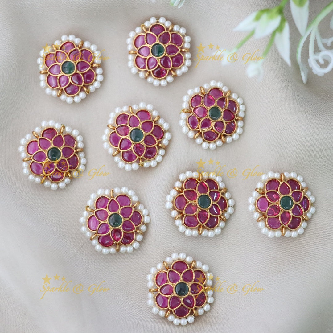 Exquisite Floral Hair Pin for Festive Occasions