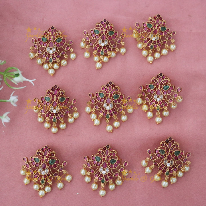 Elegant Pearl Beaded Hair Pin: Perfect for Festive Beauty