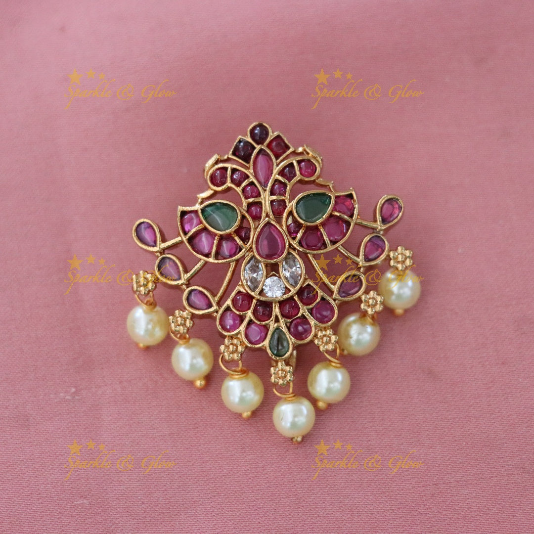 Elegant Pearl Beaded Hair Pin: Perfect for Festive Beauty