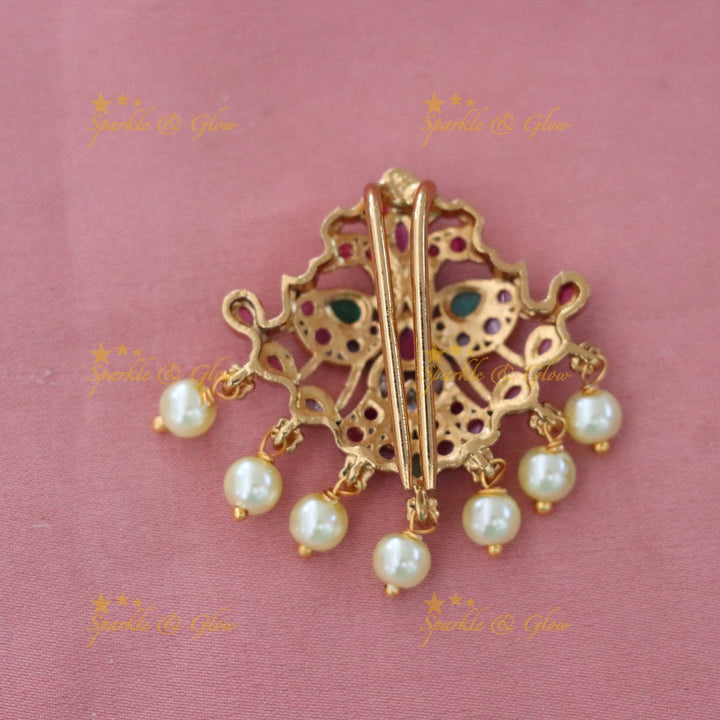 Elegant Pearl Beaded Hair Pin: Perfect for Festive Beauty