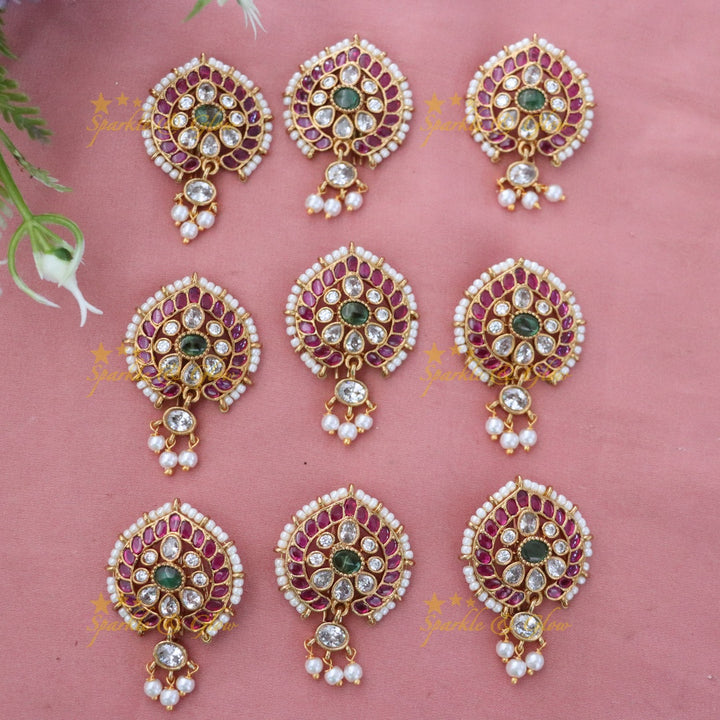 Exquisite Gemstone Festive Hair Pins Collection