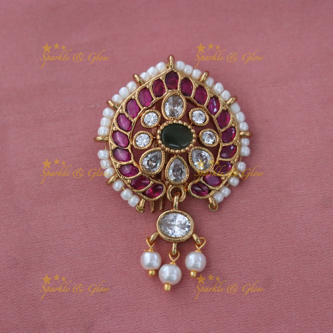 Exquisite Gemstone Festive Hair Pins Collection