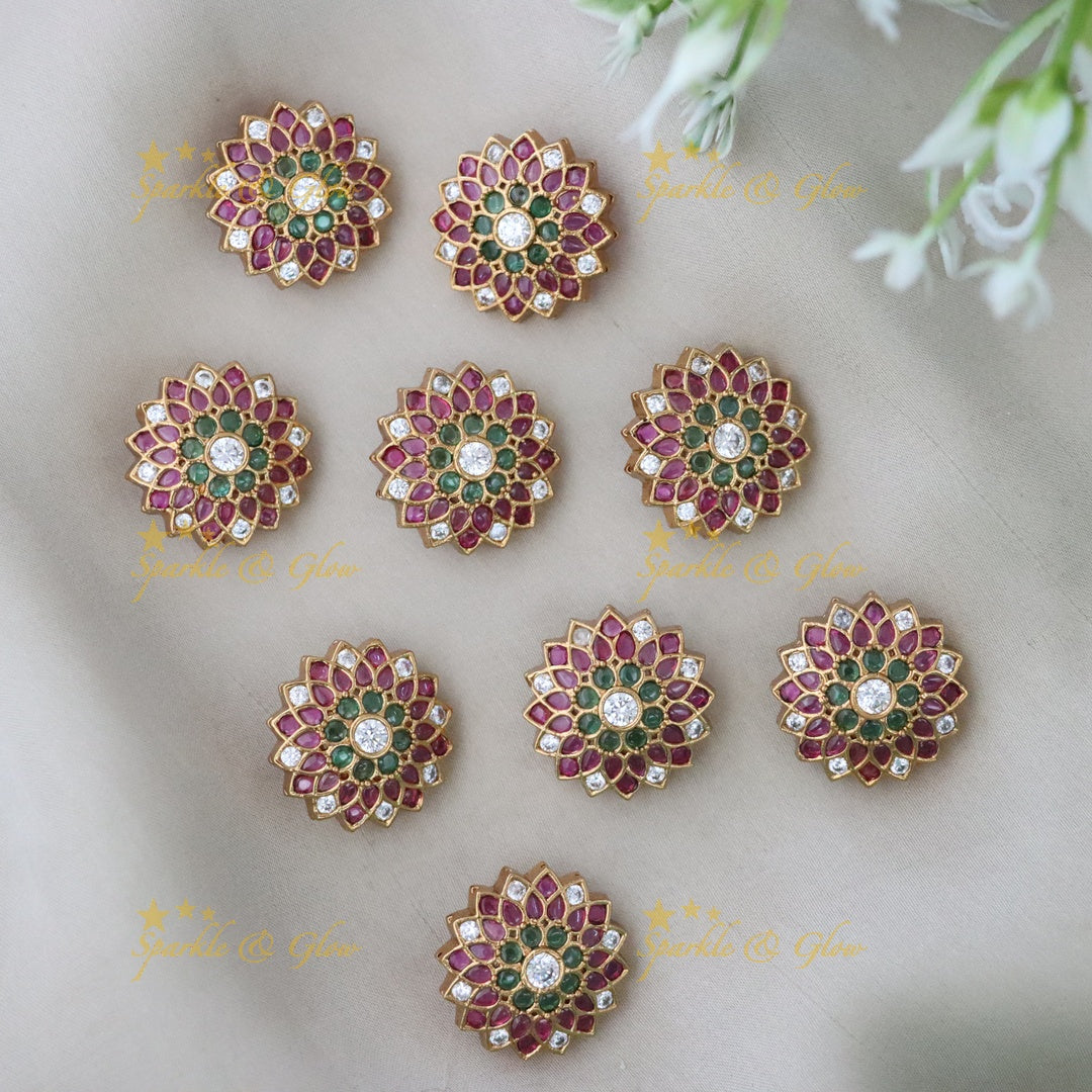Exquisite Floral Hair Pins for Festive & Wedding Glam