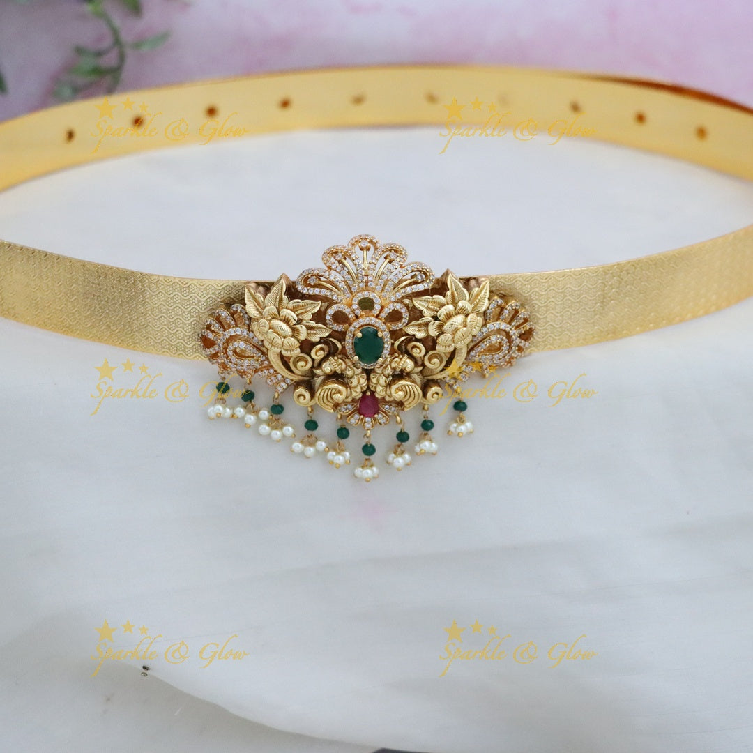 Elegant Gold Plated Bridal Belt for Festive Occasions