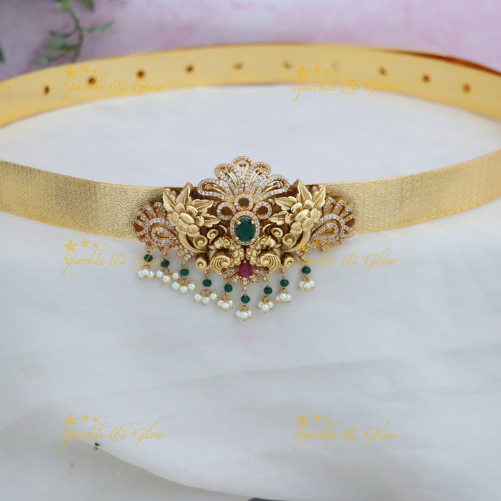 Elegant Gold Plated Bridal Belt for Festive Occasions