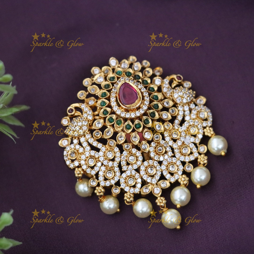 Elegant American Diamond Hair Pin for Wedding Glam