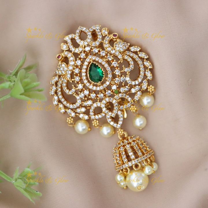Stunning American Diamond Hairpin for Festive Occasions