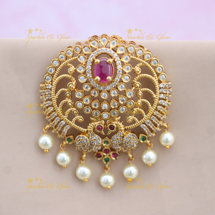 Mesmerizing American Diamond Hairpin for Special Events