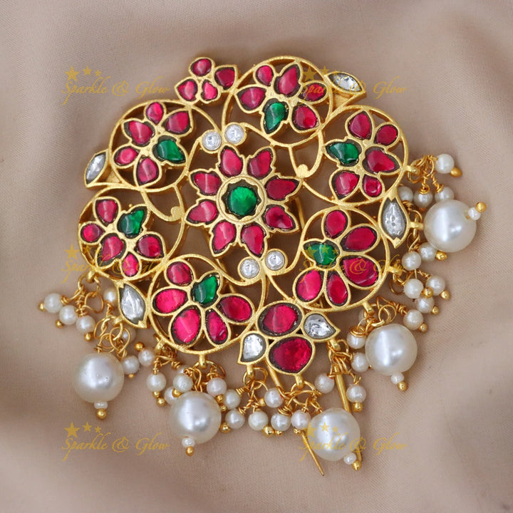 Exquisite Floral Hair Pin for Weddings & Festivals