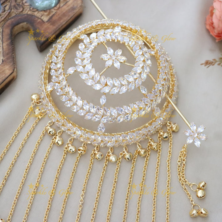 Elegant Wedding Hair Bun Accessory