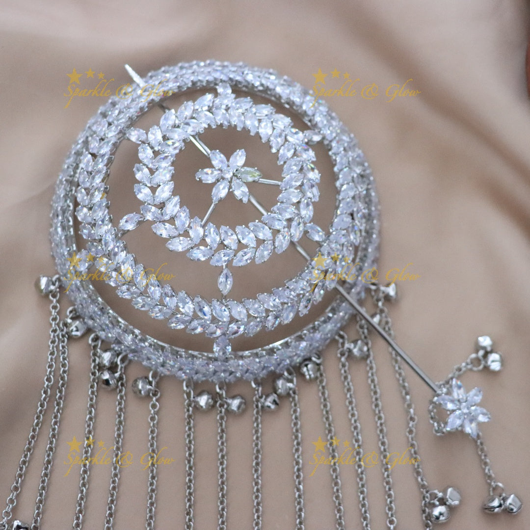 Elegant Wedding Hair Bun Accessory