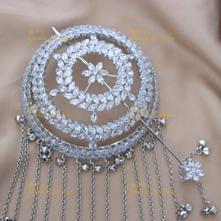 Elegant Wedding Hair Bun Accessory
