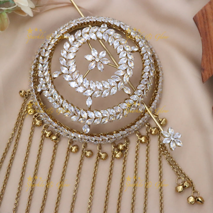 Elegant Wedding Hair Bun Accessory