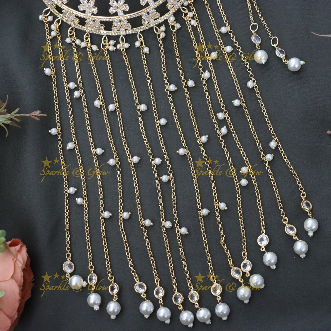 Exquisite Bridal Hair Bun Decoration for Weddings