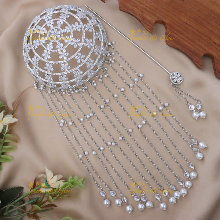 Exquisite Bridal Hair Bun Decoration for Weddings