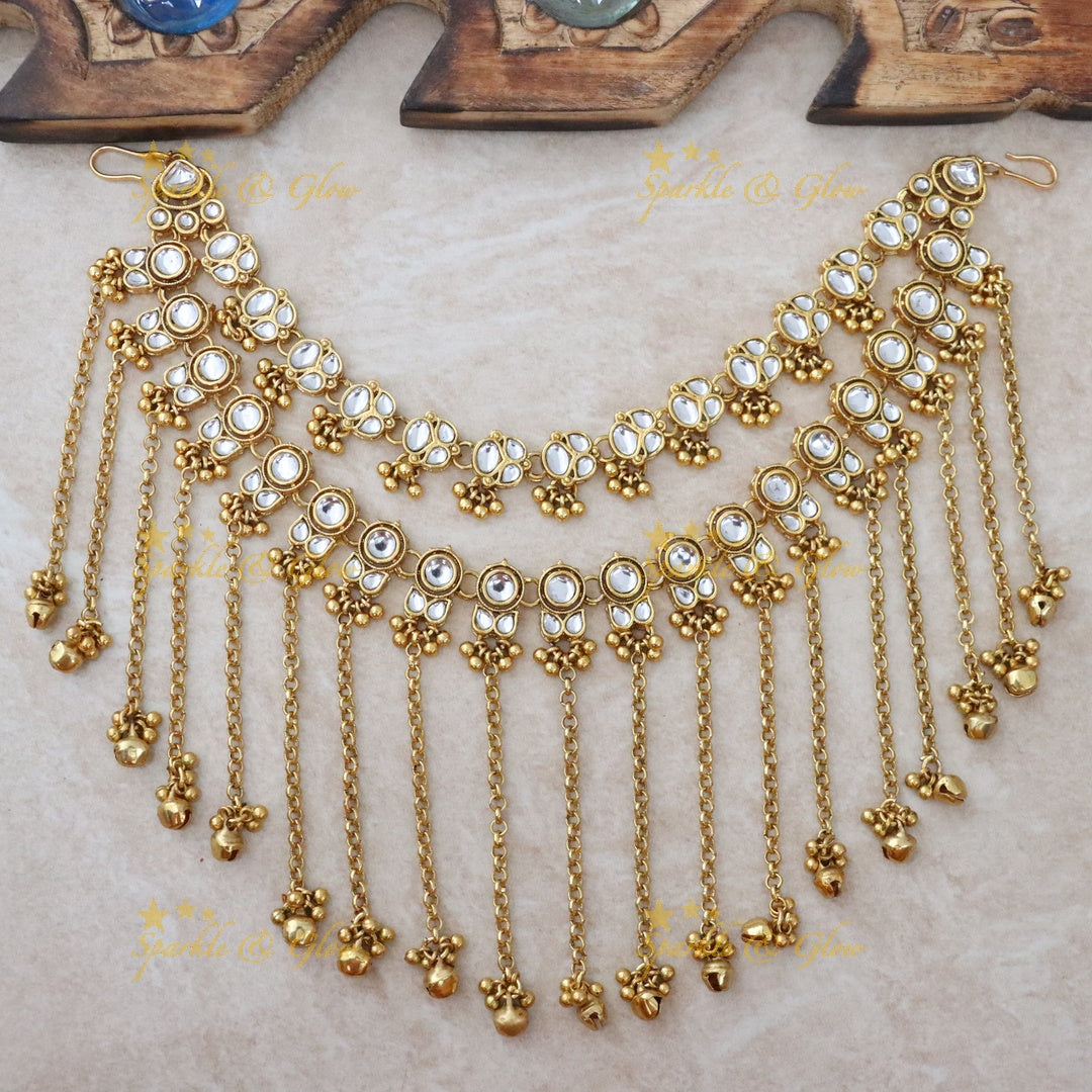 Exquisite Gold Bridal Hair Pin for Stylish Celebrations