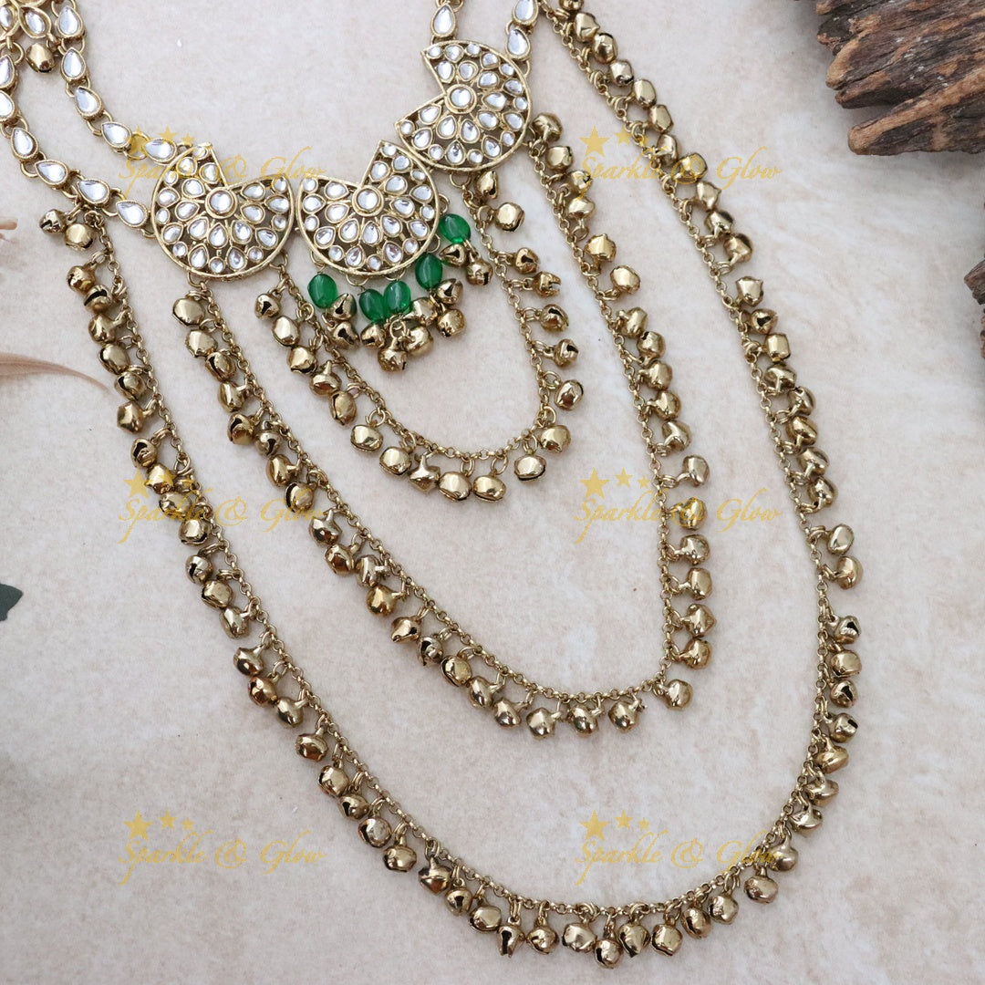 Sparkling Gold Hairpin for Weddings & Festive Occasions