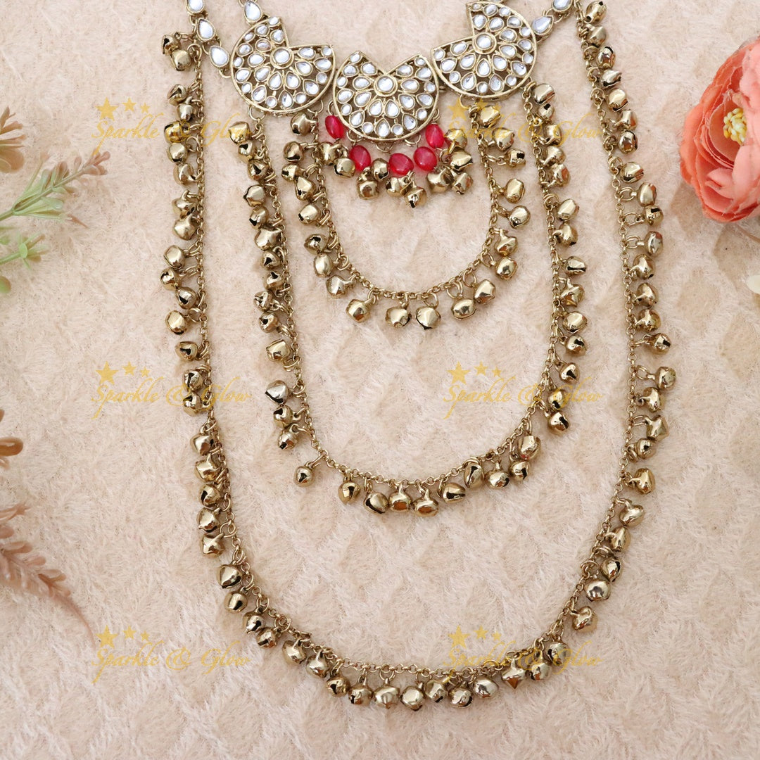 Sparkling Gold Hairpin for Weddings & Festive Occasions