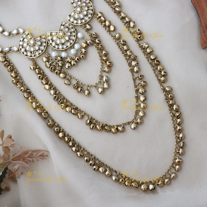 Sparkling Gold Hairpin for Weddings & Festive Occasions