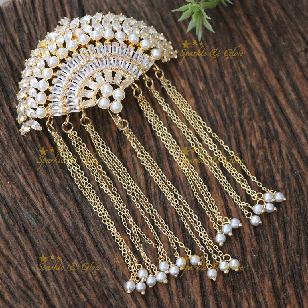 Exquisite Pearl Bridal Hair Pin for Weddings