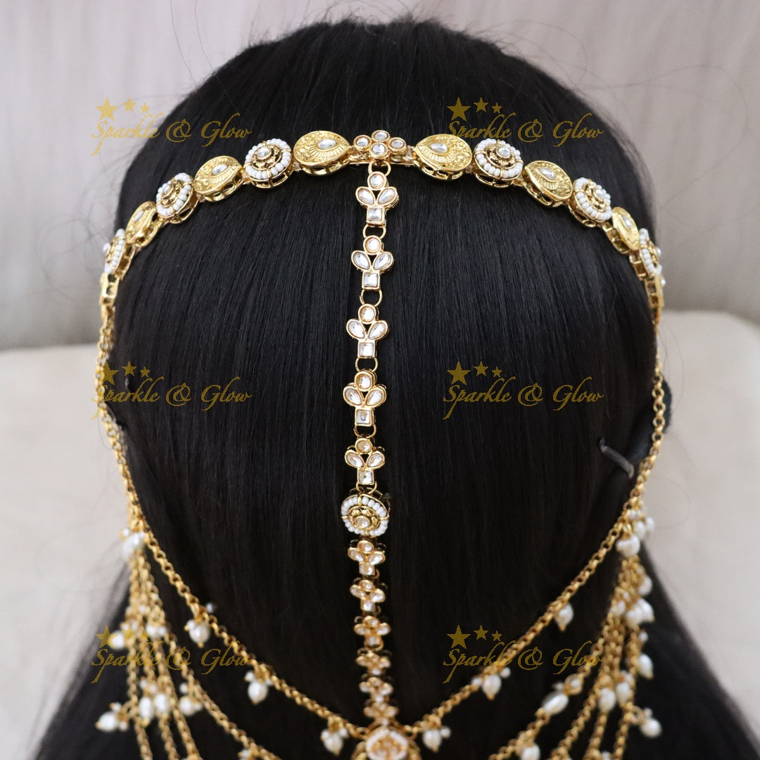 Elegant Indian Bridal Hairband for Weddings
