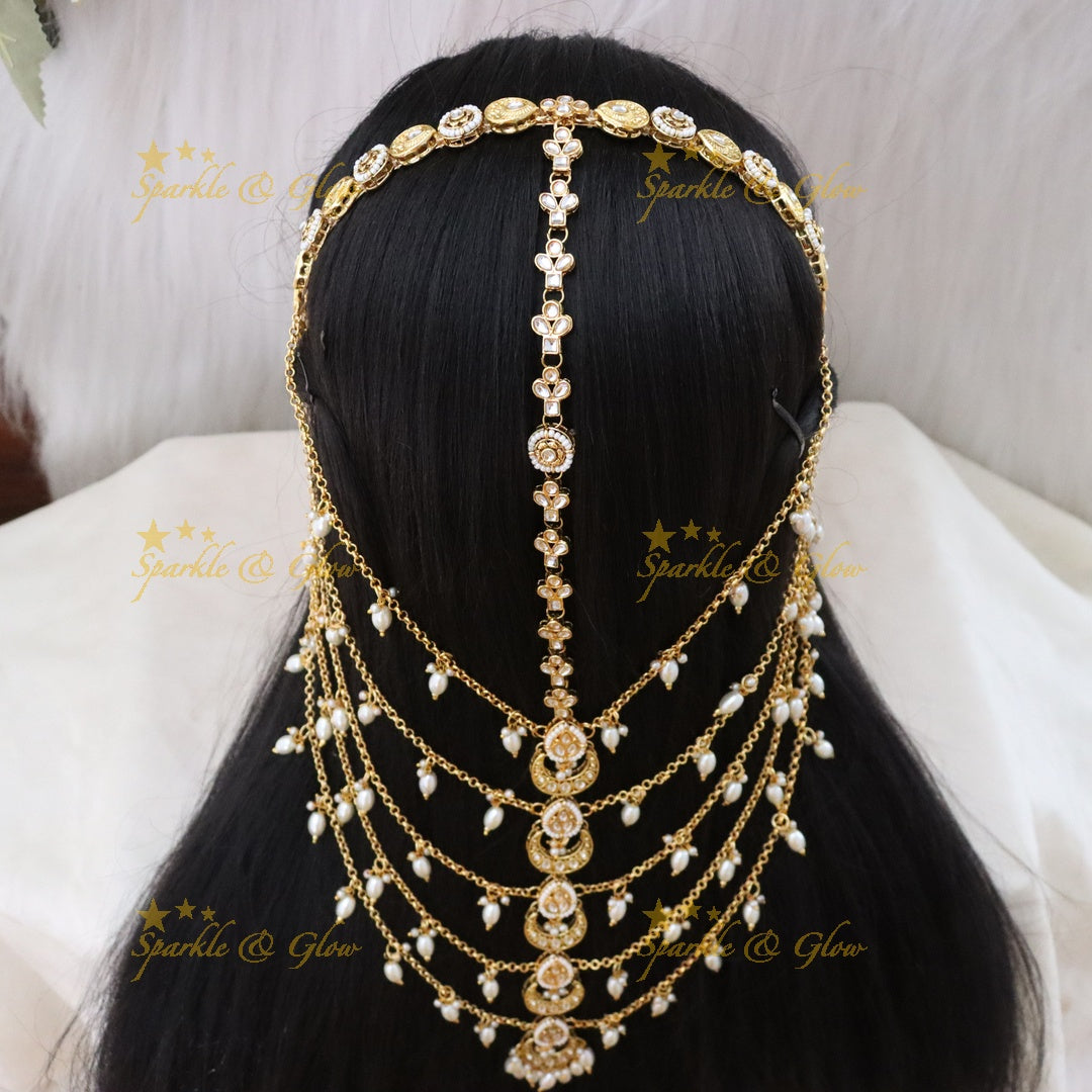 Elegant Indian Bridal Hairband for Weddings