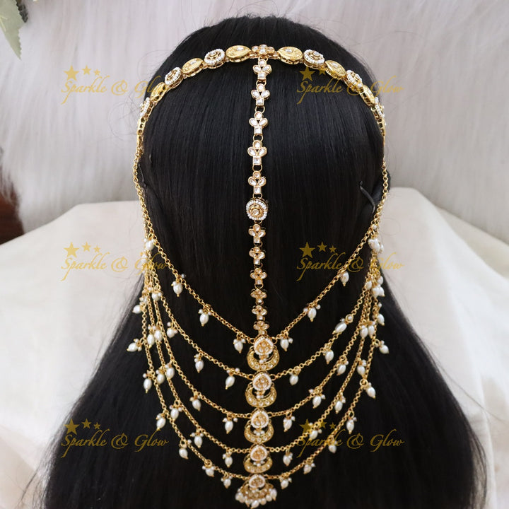 Elegant Indian Bridal Hairband for Weddings
