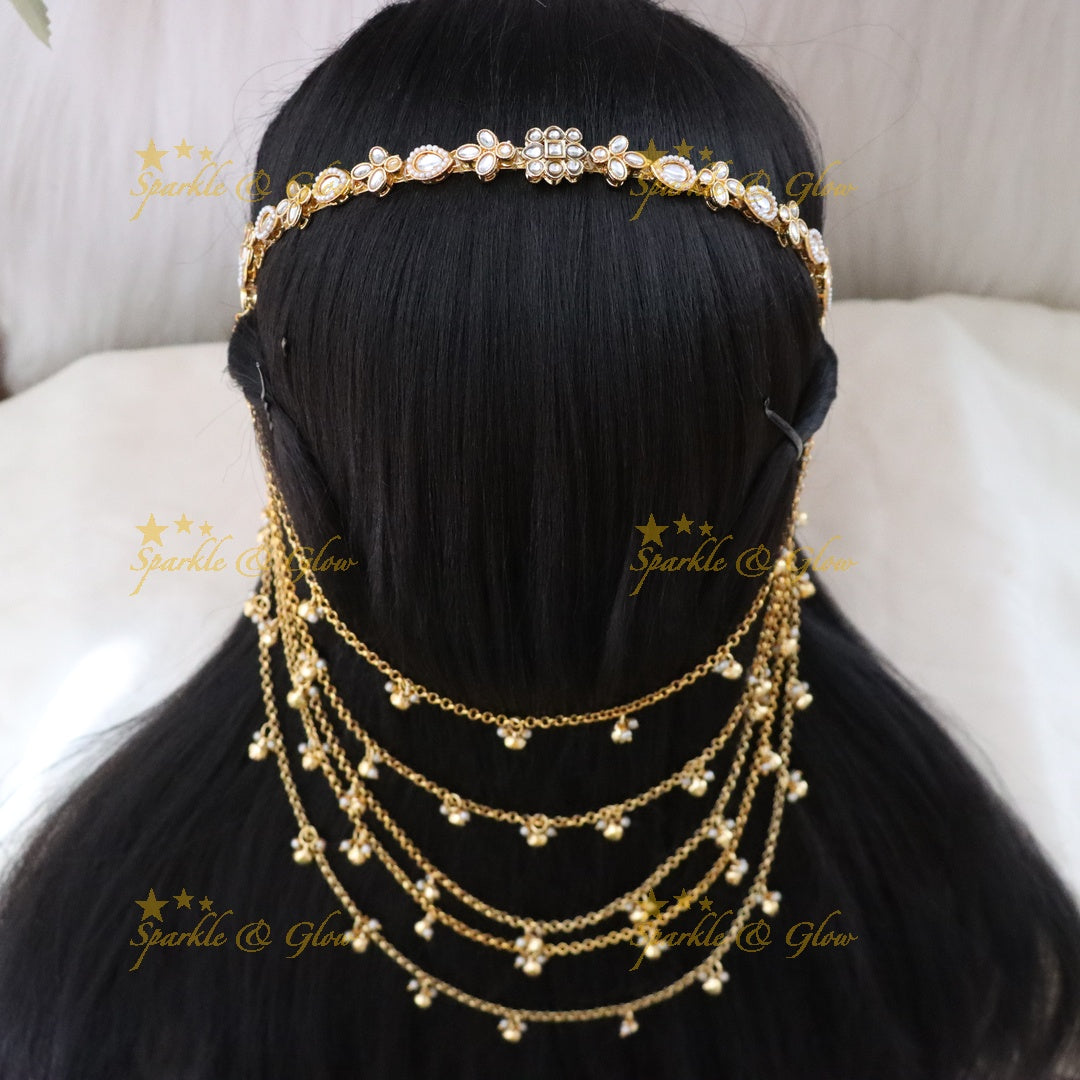 Elegant Bridal Hair Band for Weddings & Festive Occasions