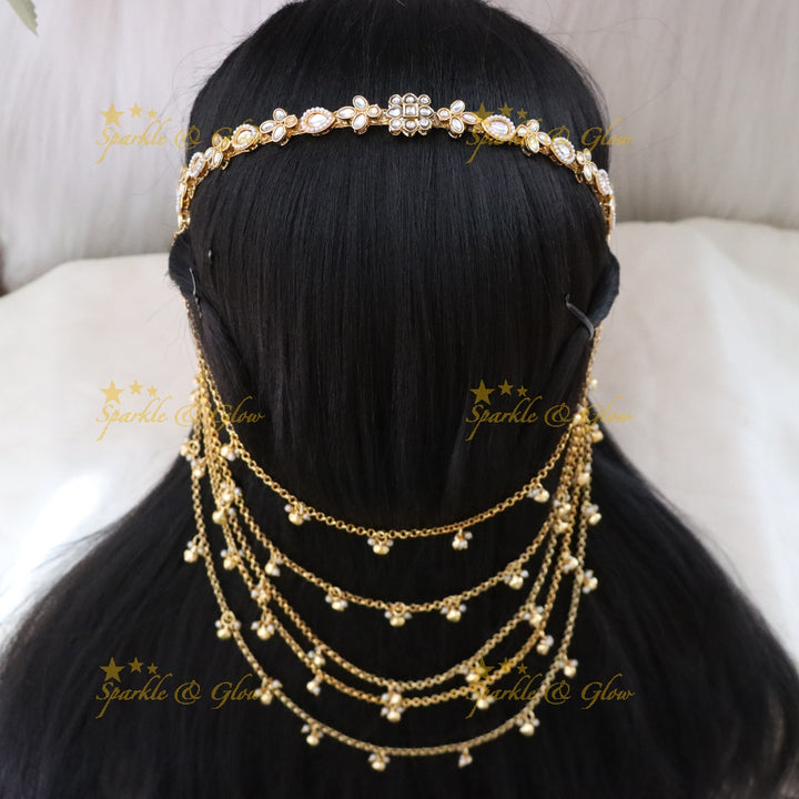Elegant Bridal Hair Band for Weddings & Festive Occasions