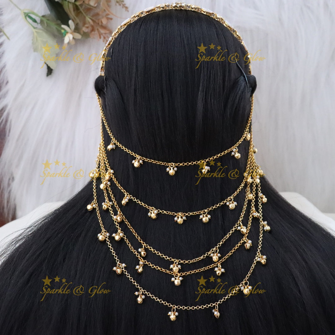 Elegant Bridal Hair Band for Weddings & Festive Occasions