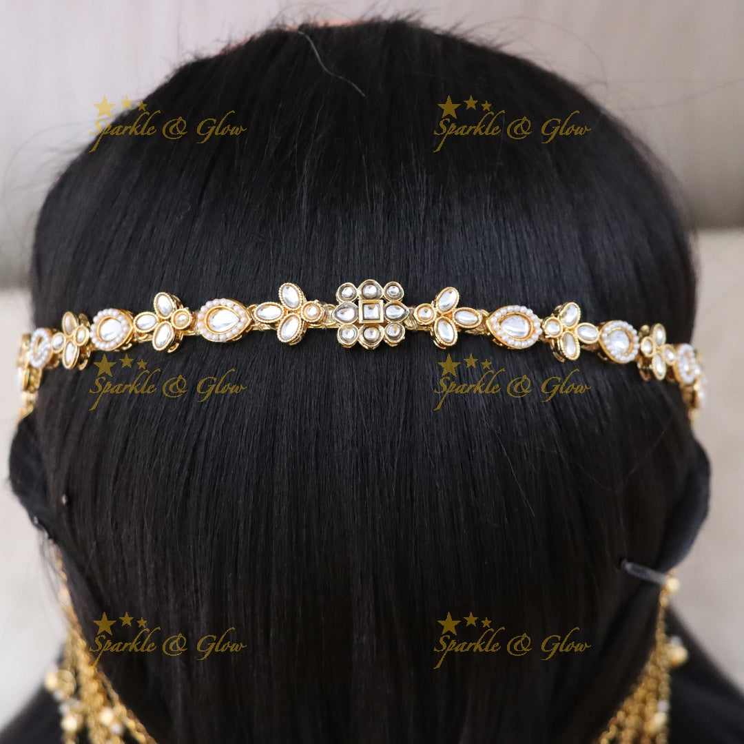 Elegant Bridal Hair Band for Weddings & Festive Occasions