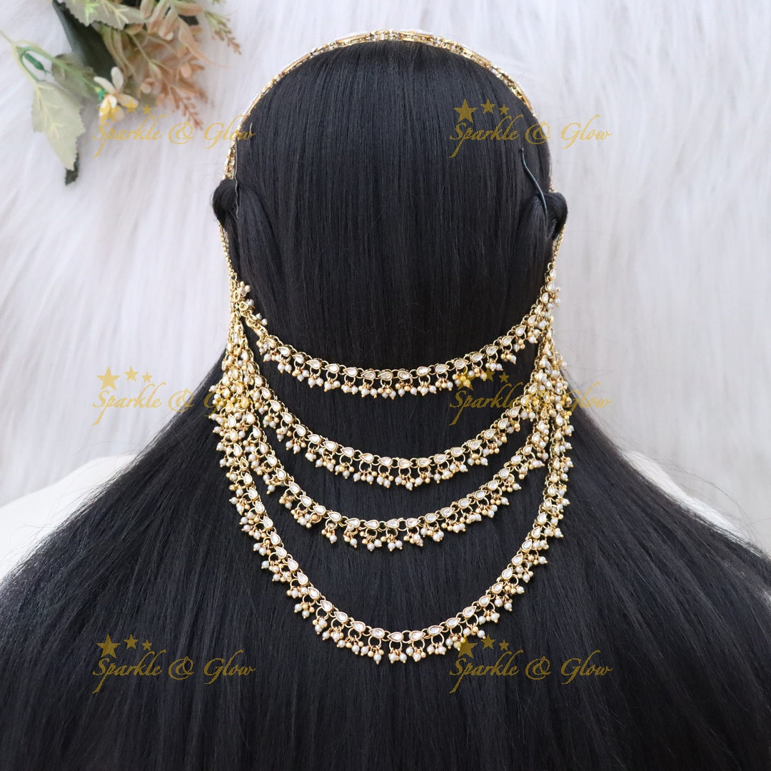 Elegance Redefined: Premium Wedding Hair Band