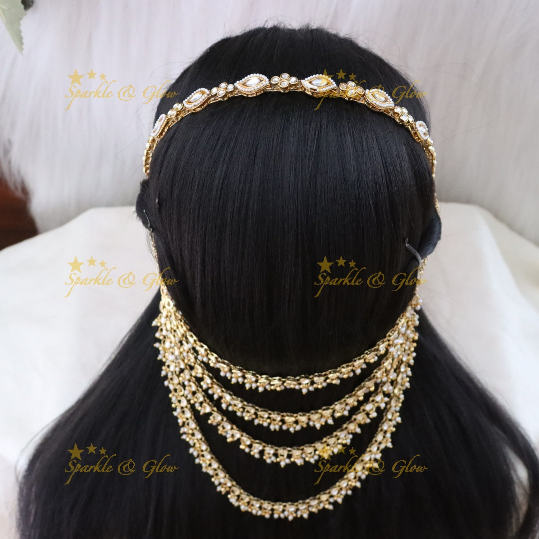 Elegance Redefined: Premium Wedding Hair Band
