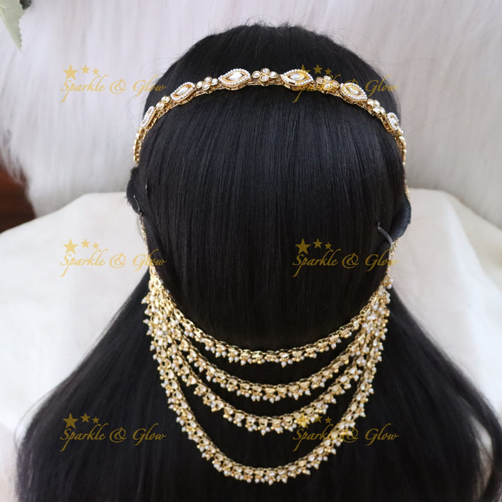 Elegance Redefined: Premium Wedding Hair Band