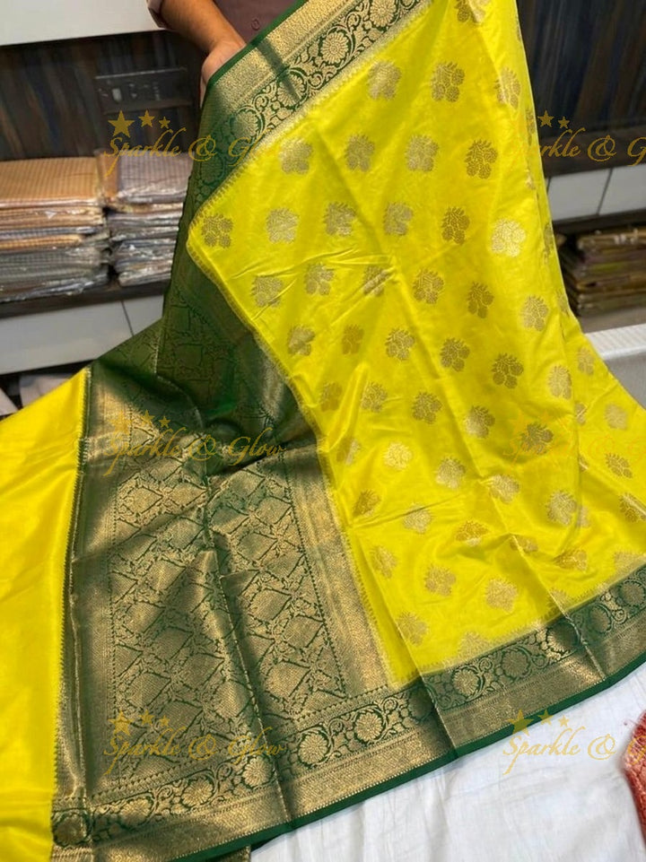 Exquisite Banarasi Katan Saree with Zari Embellishment